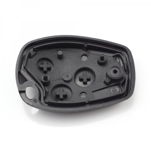 Dacia / Renault - Carcasa cheie cu 3 butoane si suport baterie din inox [2]