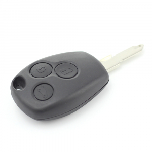 Dacia / Renault - Carcasa cheie cu 3 butoane si suport baterie din inox [5]