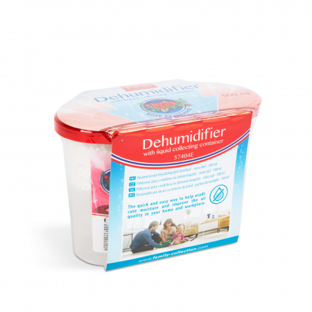 Dezumidificatoare - Dezumidificator cu rezervor - parfum de trandafir - 500 ml