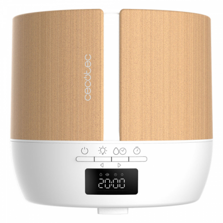 Difuzor aroma cu Ultrasunete Smart Cecotec PureAroma 550 Connected, control din Smartphone, 7 culori LED, boxa incorporata - Stejar [6]