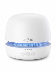 Difuzor aroma terapie Anjou AJ-ADA019, 300ml, LED 7 culori, BPA free, oprire automata [1]