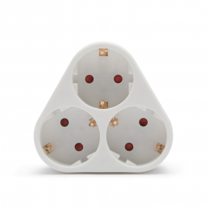 Distribuitor triplu de perete – cu im pamantare, 10/16A Putere 3.500W [1]