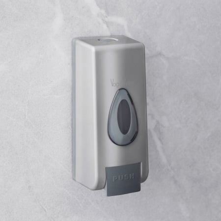Dozator manual de săpun lichid Vog und Arths - 350 ml, de perete - argintiu [1]