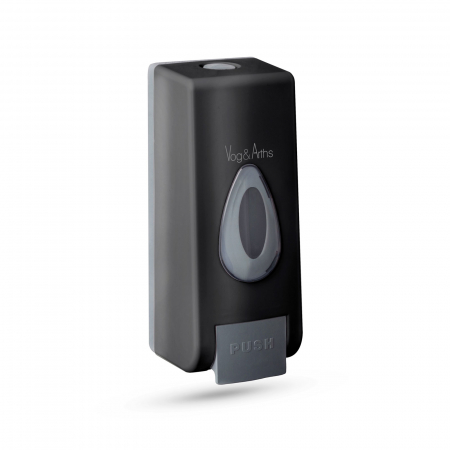 Dozator manual de săpun lichid Vog und Arths - 350 ml, de perete - negru [3]