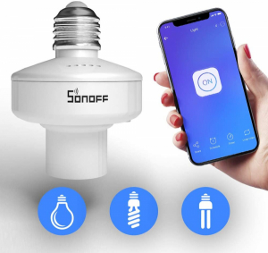 Dulie Smart WiFi + RF 433 Sonoff Slampher R2, E27 [2]