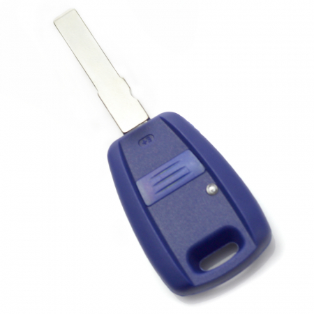 Carcase chei pornire auto FIAT - Fiat Carcasa cheie 1 buton, albastru, cu pregatire pt. chip TPX lung (fara logo)