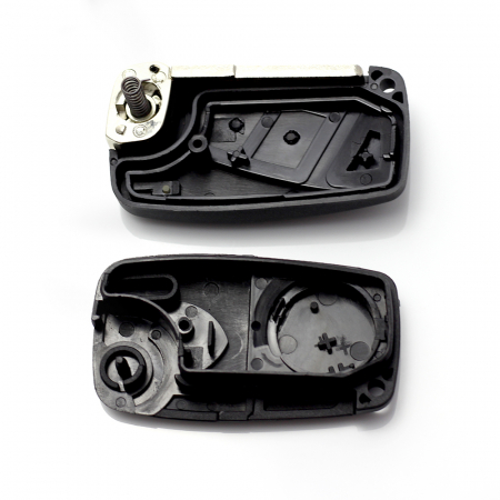Fiat - Carcasa cheie tip briceag, 3 butoane, negru [1]