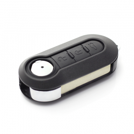 Carcase chei pornire auto FIAT - Fiat - Carcasa cheie tip briceag, 3 butoane, negru