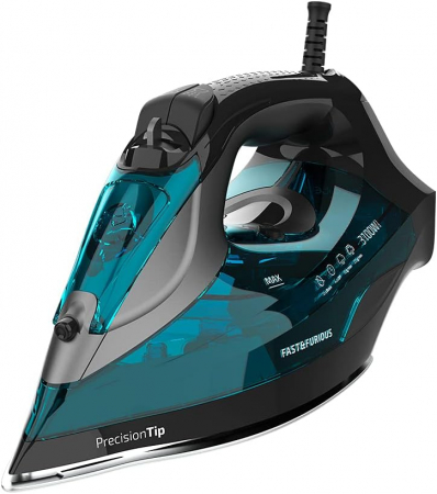 Electrocasnice - Fier de calcat Cecotec FastFurious 5055 Pro, 3100 W, ceramic, abur continuu 65 g m, rafala bur 255 gr min