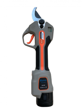 Foarfeca electrica gradina Rovo FV2 PRO, motor brushless, 2 acumulatori 2000mAh, diametru 30mm, geanta transport [2]