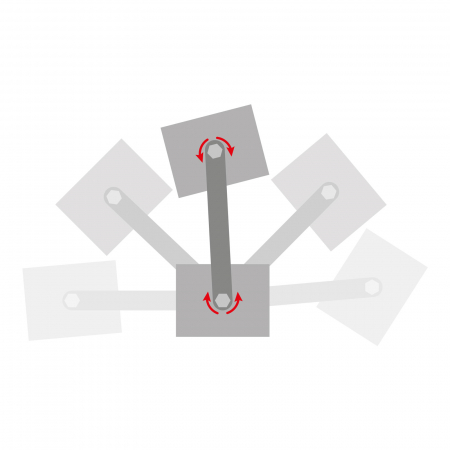 HANDY - Magnet de fixare dublu, articulat, pentru sudură - reglabil 360° - 22 kgf / magnet [3]
