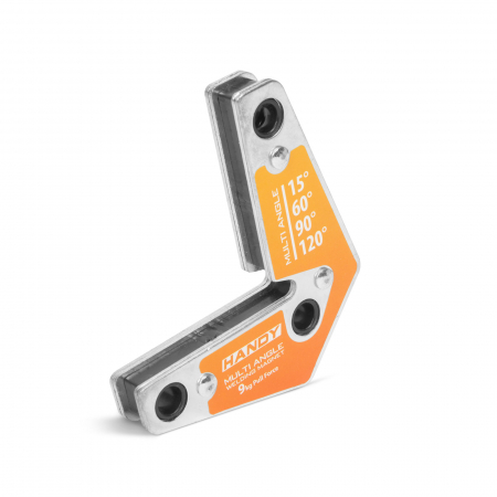 Scule magnetice - HANDY - Magnet de fixare pentru sudură - 15° - 60° - 90° - 120°- 9 kgf