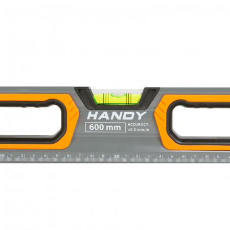 Handy - Nivelă - cu riglă şi boloboc cu oglindă, 600 mm [4]