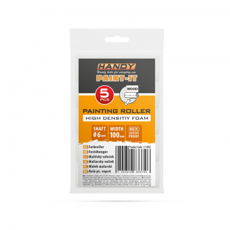 HANDY - Rolă pentru vopsit - Burete de înaltă densitate - 100 mm 5 buc. /pachet [1]