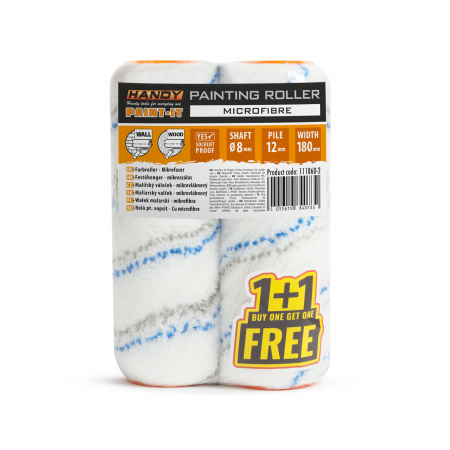 HANDY - Rolă cu microfibre pentru vopsit - 180 mm - 2 buc./pachet [1]