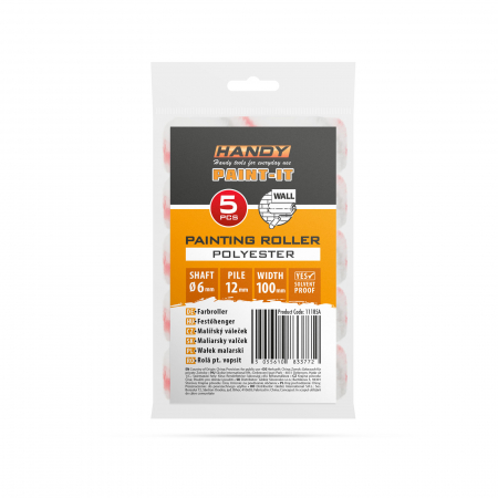 HANDY - Rolă pentru vopsit - poliester - 100 mm 5 buc. /pachet [1]