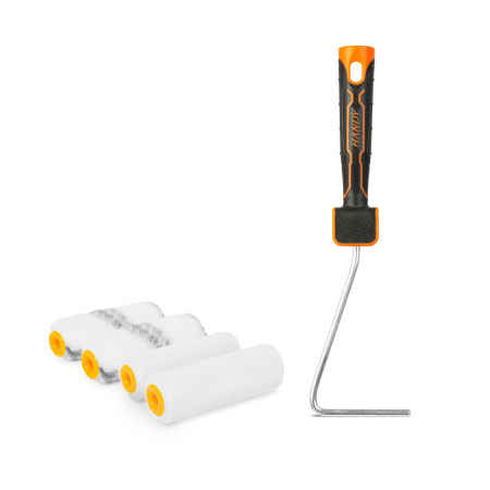 Scule electrice - HANDY - Set pentru vopsit, 2+2 buc. role + mâner