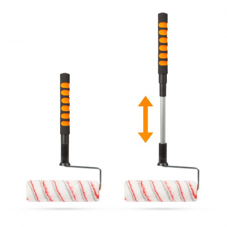 Set role pentru vopsit cu mâner telescopic - 4 piese - HANDY [1]