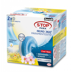 Dezumidificatoare - Henkel - Tabletă Ceresit Stop pentru reumplerea aparatului de dezumidificare - aromă „Flori sălbatice” - 2 x 450 g