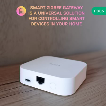 Hub inteligent de tip Gateway Nous E7, WiFi, LAN, ZigBee [2]