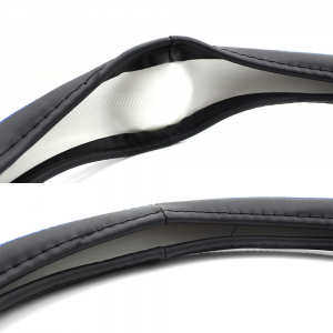 CARGUARD - Husa volan auto - negru / albastru [2]