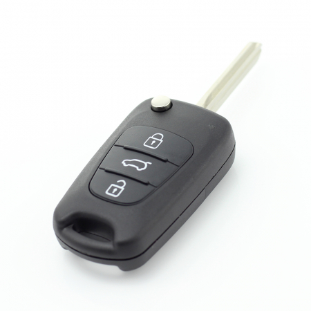 Hyundai - Carcasa cheie tip briceag, 3 butoane, lama pe stanga [5]