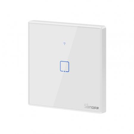 Intrerupator Smart cu Touch WiFi + RF 433 Sonoff T2EU1C TX, (1 canal) [2]