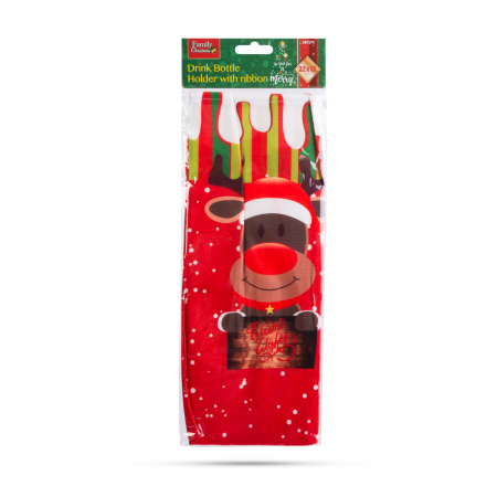 Învelitoare pentru sticle - model Ren - poliester - 32 x 12.5 cm [3]
