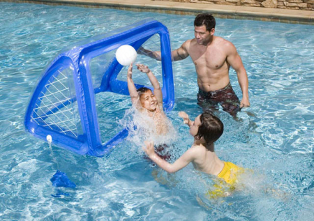 Jocuri pe apa - Joc fotbal sau POLO in apa INTEX Fun Goals Game 58507