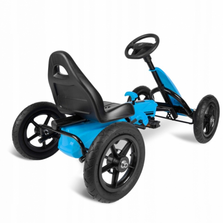 Kart cu pedale si roti gonflabile, Gokart RK-592 Ricokids 759200, Albastru [0]