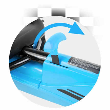 Kart cu pedale si roti gonflabile, Gokart RK-592 Ricokids 759200, Albastru [6]
