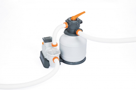 Accesorii piscine - Kit filtrare monobloc cu nisip cuartos piscine Bestway 58499 debit 8327l/h