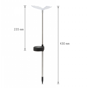 Lampă solară pentru grădină cu LED - model „Fluture” [2]