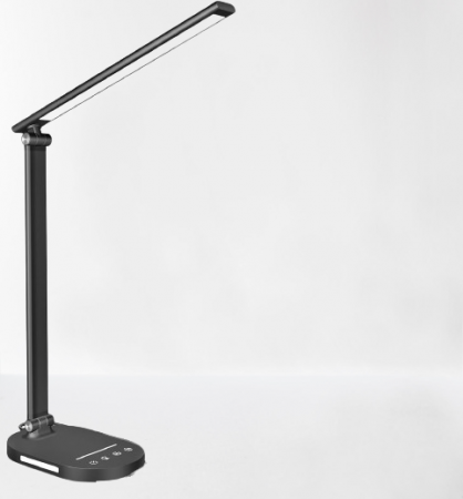 Lampi masa/ birou - Lampa de birou LED Rovo 5503, lumina veghe, 5 moduri de lumina, 4 intensitati, 6W, control Touch, USB