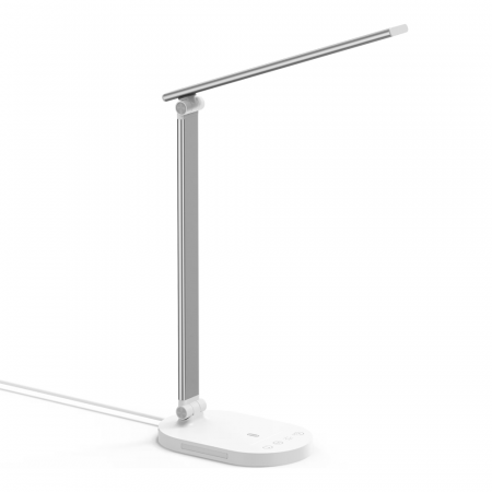 Lampi masa/ birou - Lampa de birou LED TaoTronics TT-DL1012, lumina veghe, control touch, 5 moduri, 5 niveluri de luminozitate, Incarcare USB, 10W