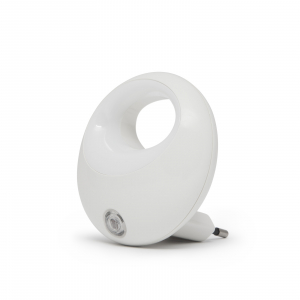 Lampa de veghe cu LED si senzor de lumina - alb [1]