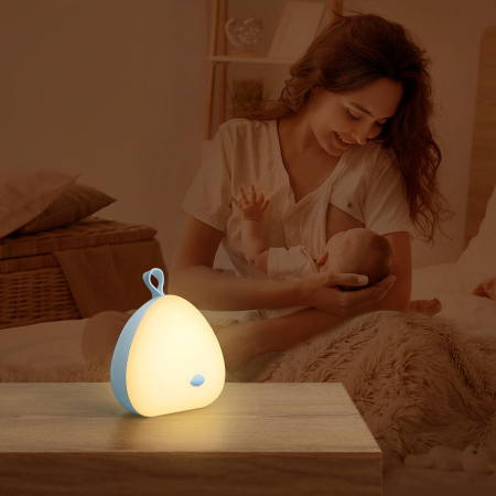 Lampa de veghe pentru camera copii VAVA VA-CL1001 LED cu 80 melodii, control touch, reglare intensitate [5]