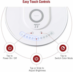 Lampa LED de birou TaoTronics TT-DL043, cu incarcator wireless, control touch, USB, 12W, 410 lm [4]