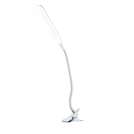 Lampi masa/ birou - Lampa birou LED Home DK-6500, cu clema prindere, brat flexibil, USB, Lumina alba, 5W