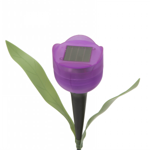 Lampă solară pentru grădină cu LED - model lalea [2]