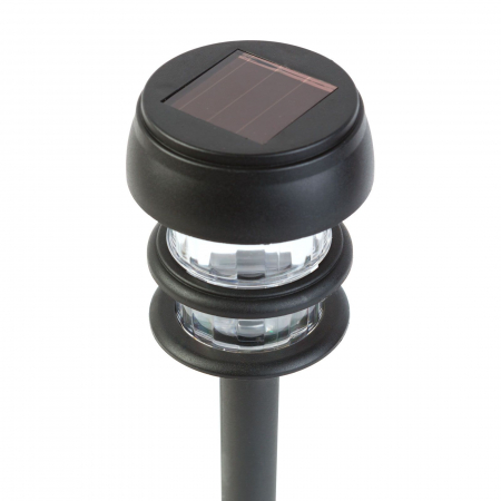 Lampă solară tip tarus, cu comutator on-off - 1 LED alb - 7,5 x 7,5 x 40 cm [1]