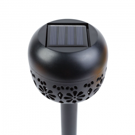 Lampă solară de gradina cu 1 LED alb cald - 8 x 8 x 38 cm [2]