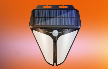 Lampa solara de perete Superfire FF11-F, 6W LED, 280LM, 3 moduri, 1500mAh, incarcare solara si senzor de miscare [6]