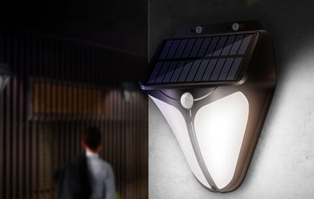 Lampa solara de perete Superfire FF11-F, 6W LED, 280LM, 3 moduri, 1500mAh, incarcare solara si senzor de miscare [3]