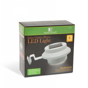 Lampa solara pt. stresini/garduri cu 3 LED-uri, alb [4]