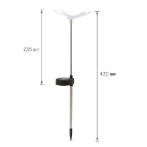 Lampa solară RGB LED - model libelulă [2]