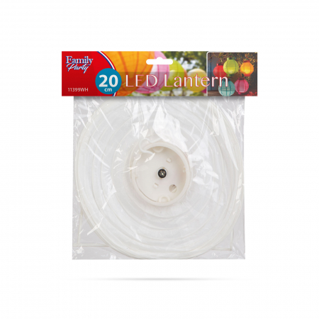 Lampion alb - 1 LED - Albă - 2 x AAA [2]