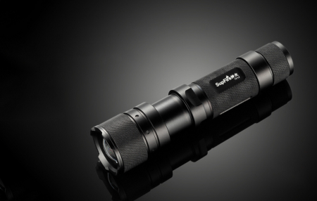 Lanterna LED Supfire F3-L2, ZOOM, 1100lm, 300m, incarcare USB, Negru [5]