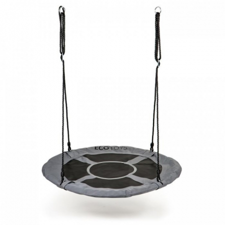 Leagane de gradina pentru copii - Leagan De Gradina Boc110 Pentru Copii, 110 Cm, 150 kg, Gri - Ecotoys