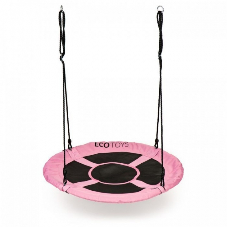 Leagan De Gradina Ecotoys Boc110 Pentru Copii, 110 Cm, 150 kg, Roz [1]